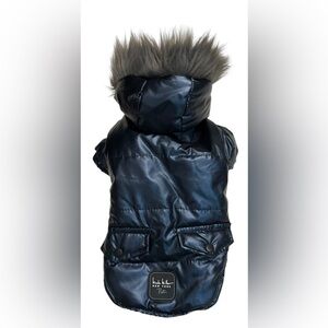 NWOT Nicole Miller Dog Puffer Jacket SZ XS